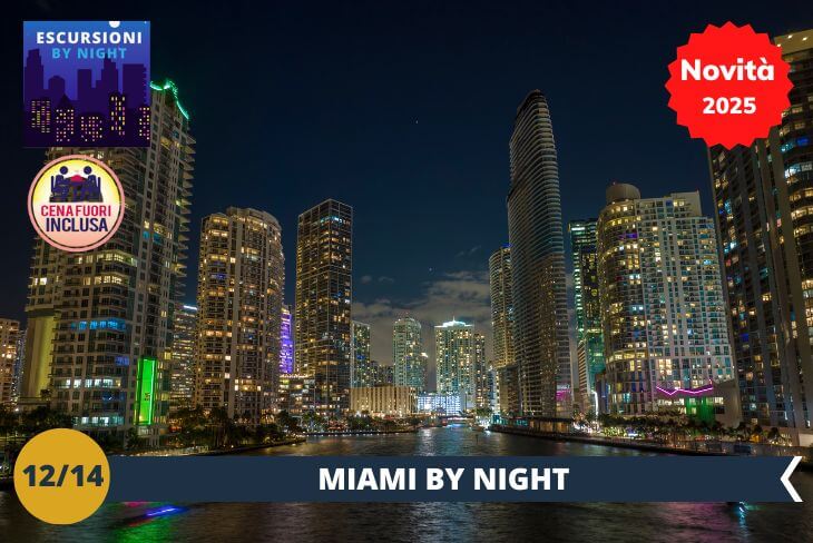 Miami by Night: Miami di sera prende vita con un’energia unica: luci brillanti, musica in sottofondo e un’atmosfera cosmopolita che affascina a ogni angolo. La città si trasforma in un palcoscenico perfetto per chi cerca divertimento, cultura e nuove esperienze. Una notte a Miami è sempre un’avventura da non dimenticare!
Durante la serata, i ragazzi avranno a disposozione una carta prepagata e potranno scegliere tra diverse tipologie di cucina (giapponese, cinese, Mc Donald’s e tante altre) per una cena alternativa e divertente!